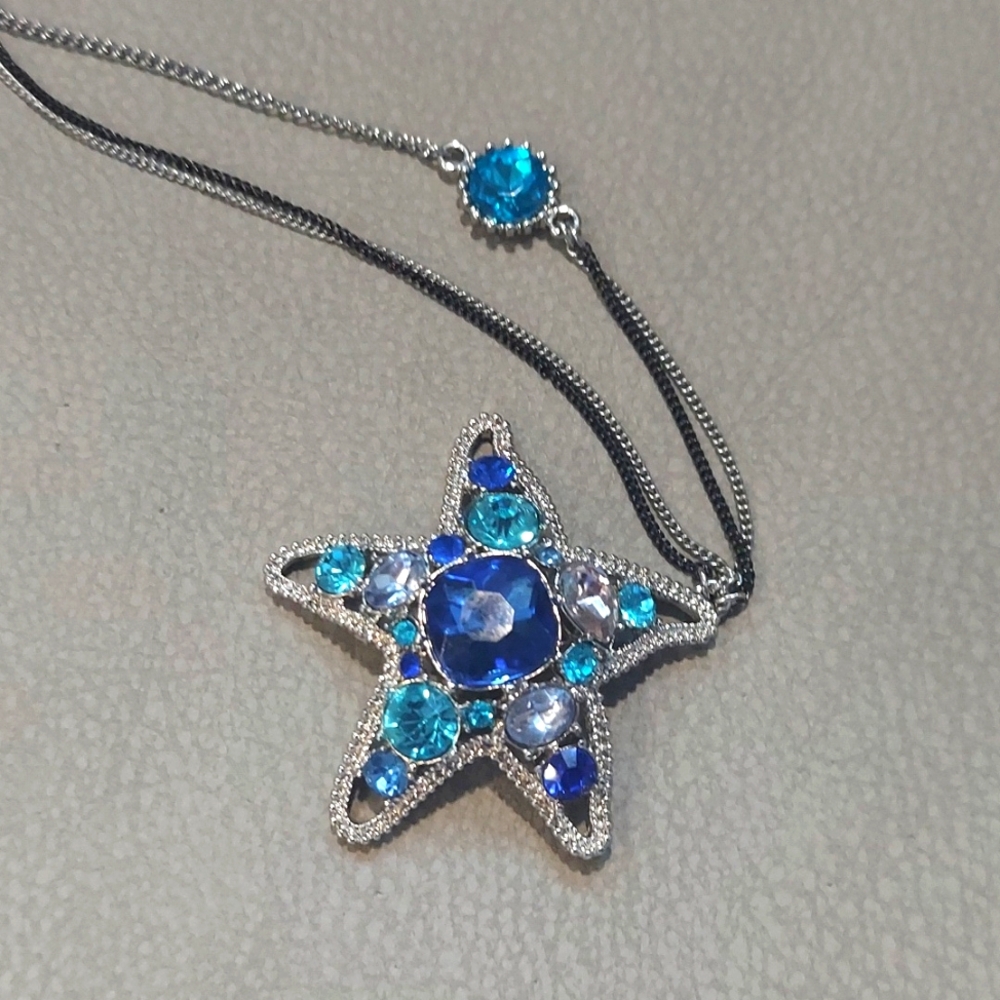 NWT Betsey Johnson STARFISH STATEMENT NECKLACE